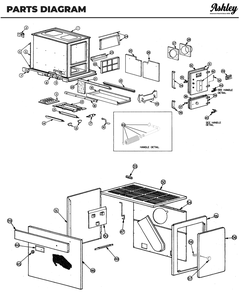 Part Location Diagram of 89142 US Stove Company Knob, Thermostat